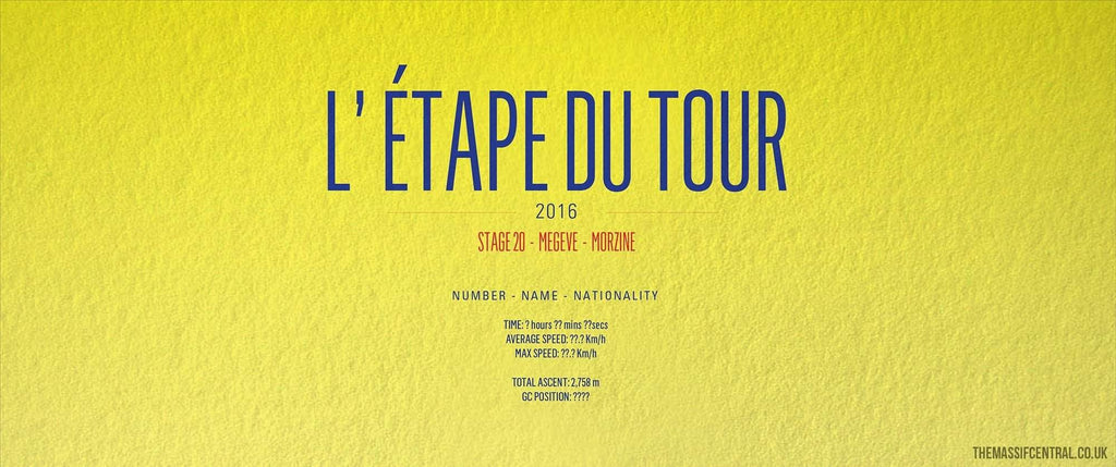Étape du Tour - 2016-Personalised Print-MassifCentral