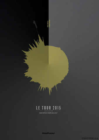 Small - Tour de France 2015-Limited Edition Print-MassifCentral