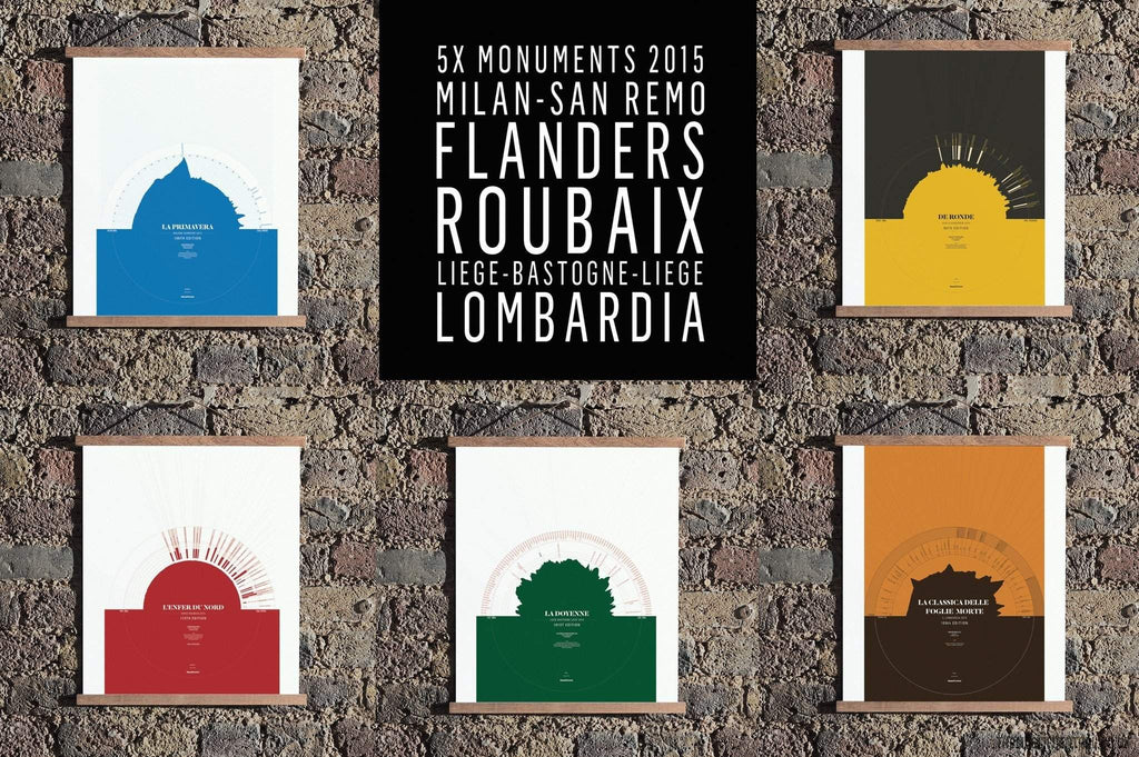 5x 2015 Monuments A3 Gift Set-Limited Edition Print-MassifCentral