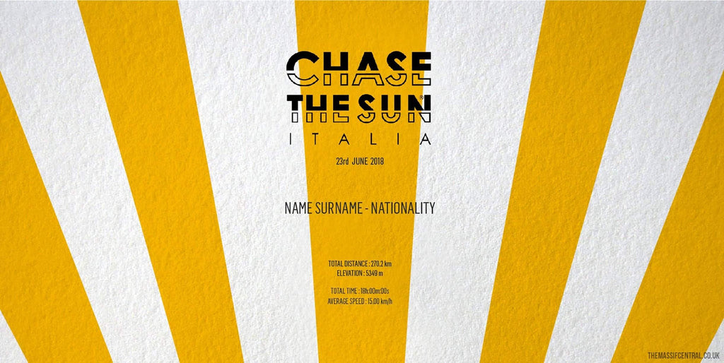 Chase The Sun - Italian Edition-Personalised Print-MassifCentral