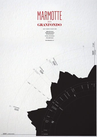 La Marmotte Gran Fondo - All editions-Personalised Print-MassifCentral